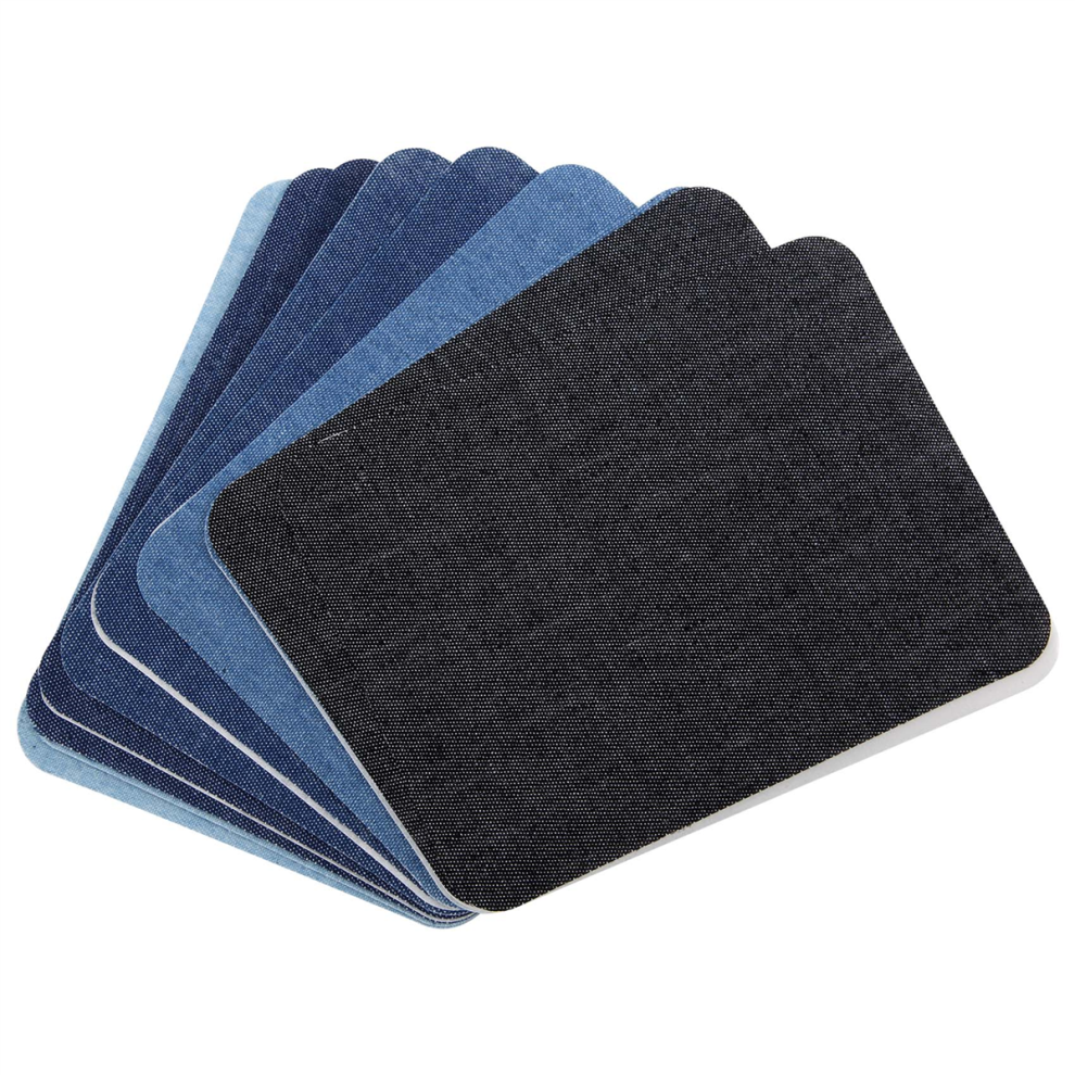 Torribaly 10Pcs Thermal Sticky Iron On Mending Patches Jeans Bag Hat Repair Decor Design