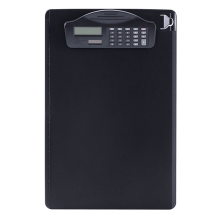 Multifunctional Clipboard with Binder Calculator Writing Pad Pen Slot & Scale for A4 Paper File Suitable