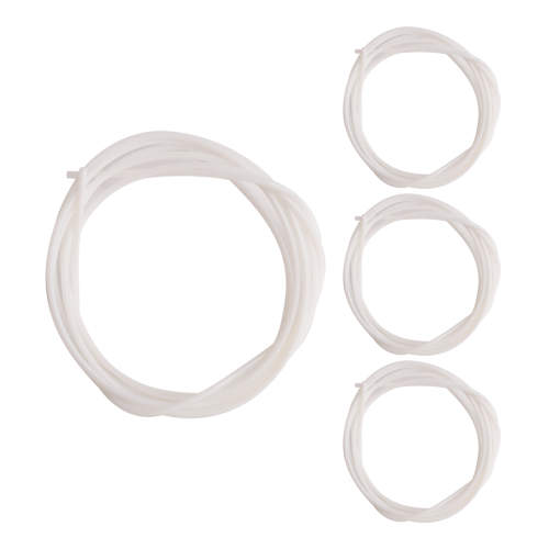 Conjunto de 4 peças de reposição de cordas de nylon branco para ukulele para instrumento de cordas de 21 polegadas, 23/26 polegadas 1