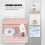 Toilet Seat Hinges Screws WC Hole Fixing Easy Installation 2 Pack 6