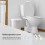 Toilet Seat Hinges Screws WC Hole Fixing Easy Installation 2 Pack 5