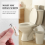 Toilet Seat Hinges Screws WC Hole Fixing Easy Installation 2 Pack 4