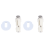 Toilet Seat Hinges Screws WC Hole Fixing Easy Installation 2 Pack 9