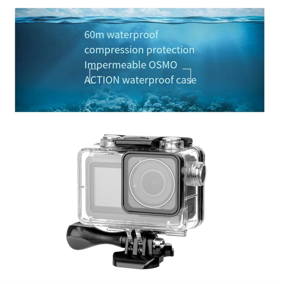 60M Depth Waterproof Diving Protective Case, Pressure-Resistant Protection, Impermeable Action Case 4851999635331