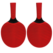 Sports Goods Silicone Multi-Color Table Tennis Rackets Suitable for Beginners in Training and Competition Red