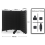 Adjustable 3 Panel Microphone Shield Foldable Studio Recording Mic Filter Sponge Soundproof 3