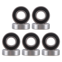 6001RS Diepgroefkogellager 28 x 12 8 mm 10 stuks, zilver & zwart