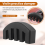 Rubber 4/4 Violin practice mute Black 5