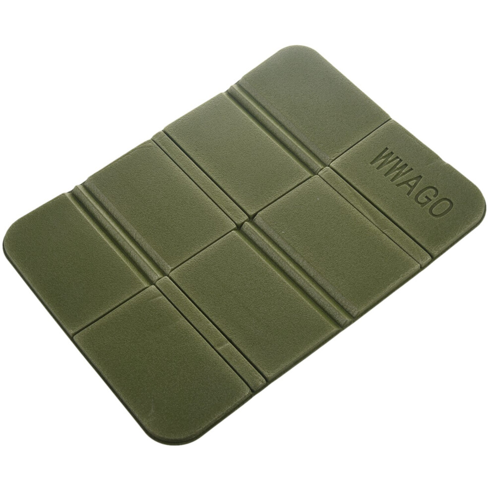 Tapis de camping pliable en XPE, chaise de pique-nique portable et étanche, vert