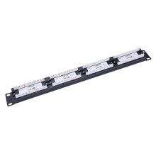 UTP 24 Port Rj45 Patch Panel Rack Cable Wall Mounted Bracket Connector Tool Ethernet Lan Network Adapter CAT6