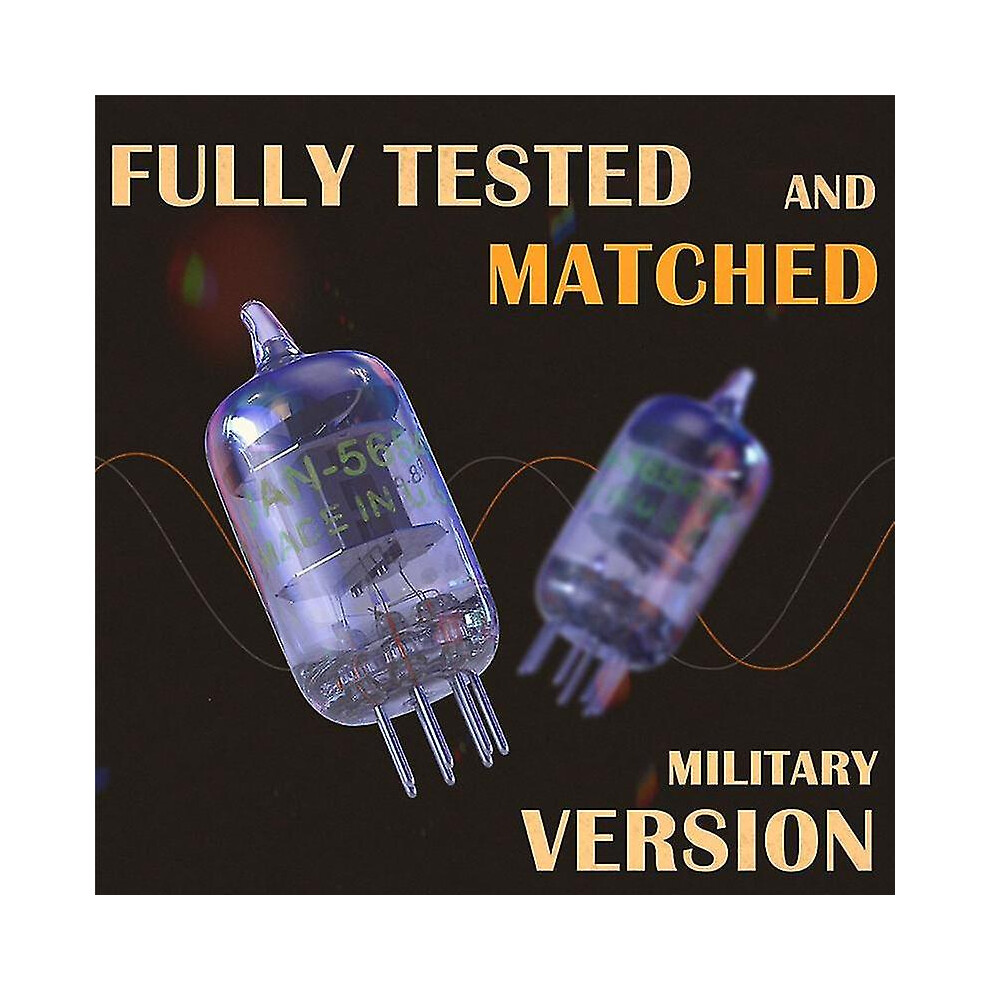 Kikidex (As Show, One Size) 2Pcs Ge5654w Ge5654 Vacuum Tube Valve Vacuum Electronic Tube Upgrade Compatible With 6J1 6M1 6Ak5 6J1p Ef95 Pai-C10