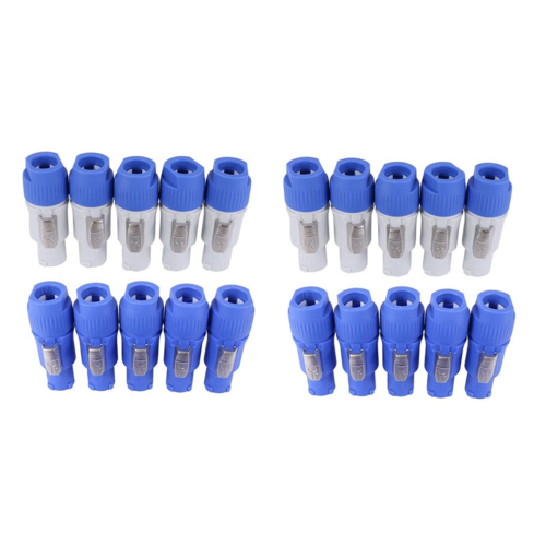 10Pcs Powercon Csatlakozó 3 Érintkezős 20A 250V, Nac3Fca Nac3Fcb Tapkabel Kabel Csatlakozo Dugo A Led Es Kepernyo Megvilagitasahoz