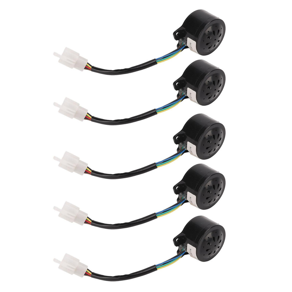 Kikidex (As Show, One Size) 5Pcs Universal Backup Horn Buzzer 110120Db Reversing Alarm 12V60v For Electric Tricycle Scooter
