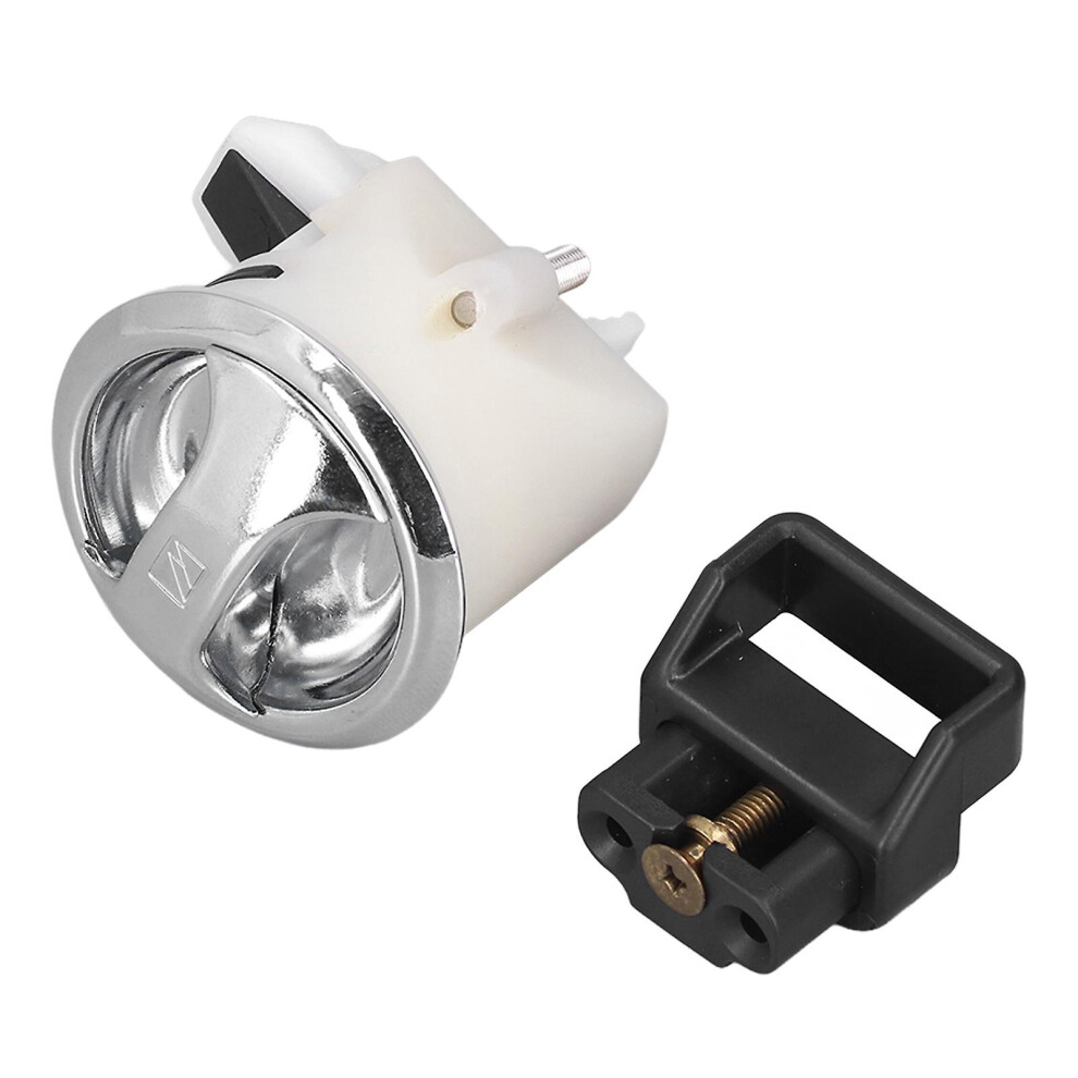 Kikidex (As Show, One Size) Rv Cabinet Lock Round Rotate To Close Weatherproof For 322Mm Panel Thickness Drawers Doors
