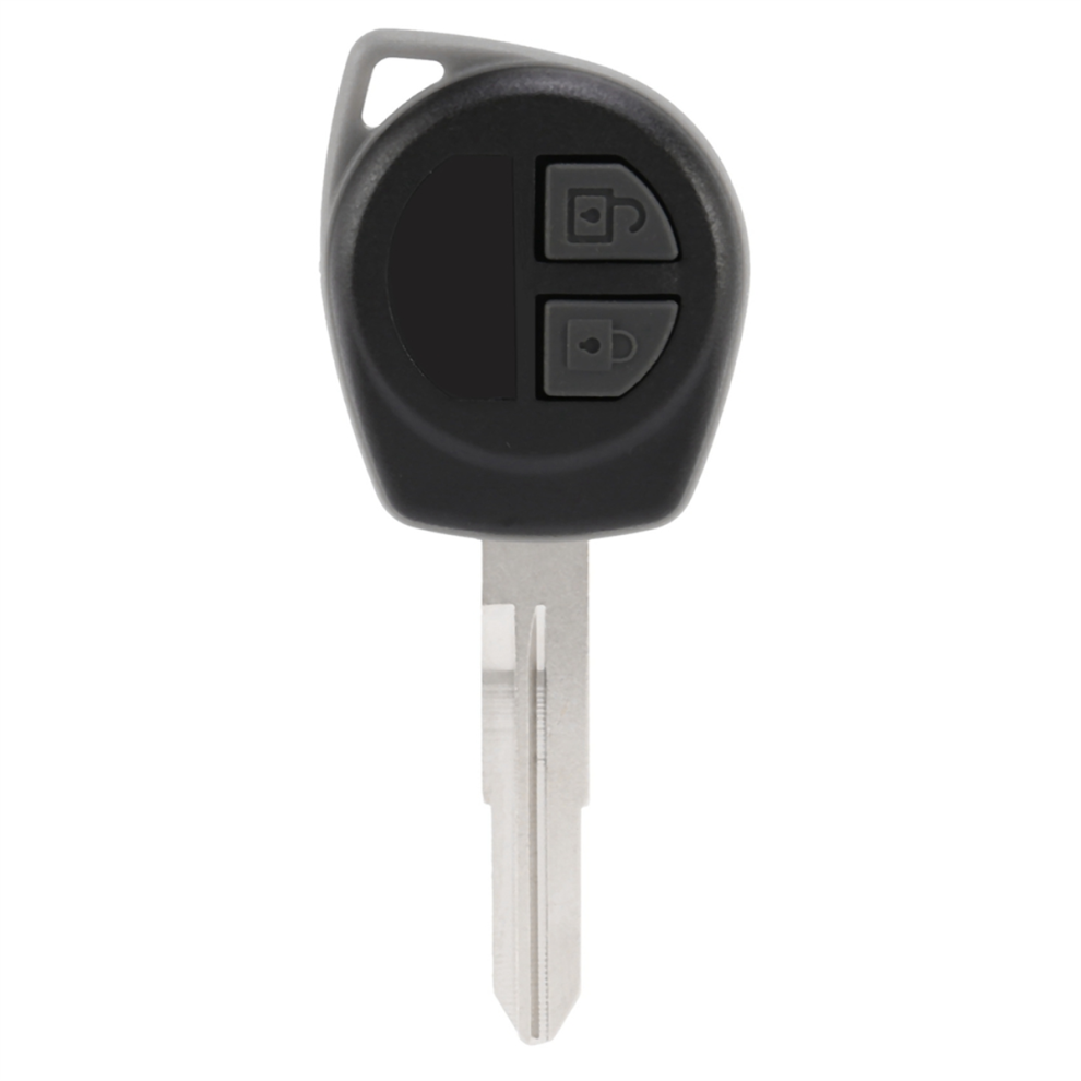 2-Button Uncut Remote Key Fob Case For Alto Sx4 Agila Black 4851999624526
