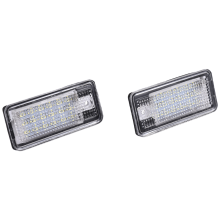 Auto-LED-Kennzeichenleuchte Weiß für - A3 S3 8P A4 B6 B7 A5 A6 4F A8 S8 C6