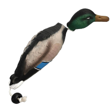 Patinho de treino que simula pato morto para treino de filhotes ou cães de caça adultos