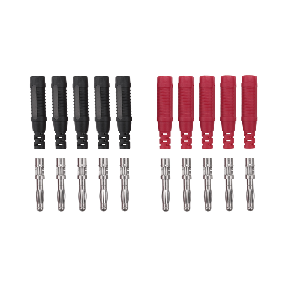 10Pcs 4Mm Banana Plugs Solder Diy Plug Male Connectors Adapters For Multimeter Test Leads Probes 4853114372169