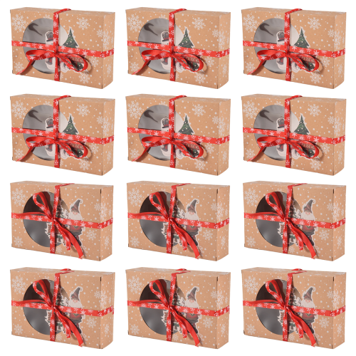 Kadozakjes Kerstzakjes Happy Holidays 12x19cm 250stuks Krabbendam