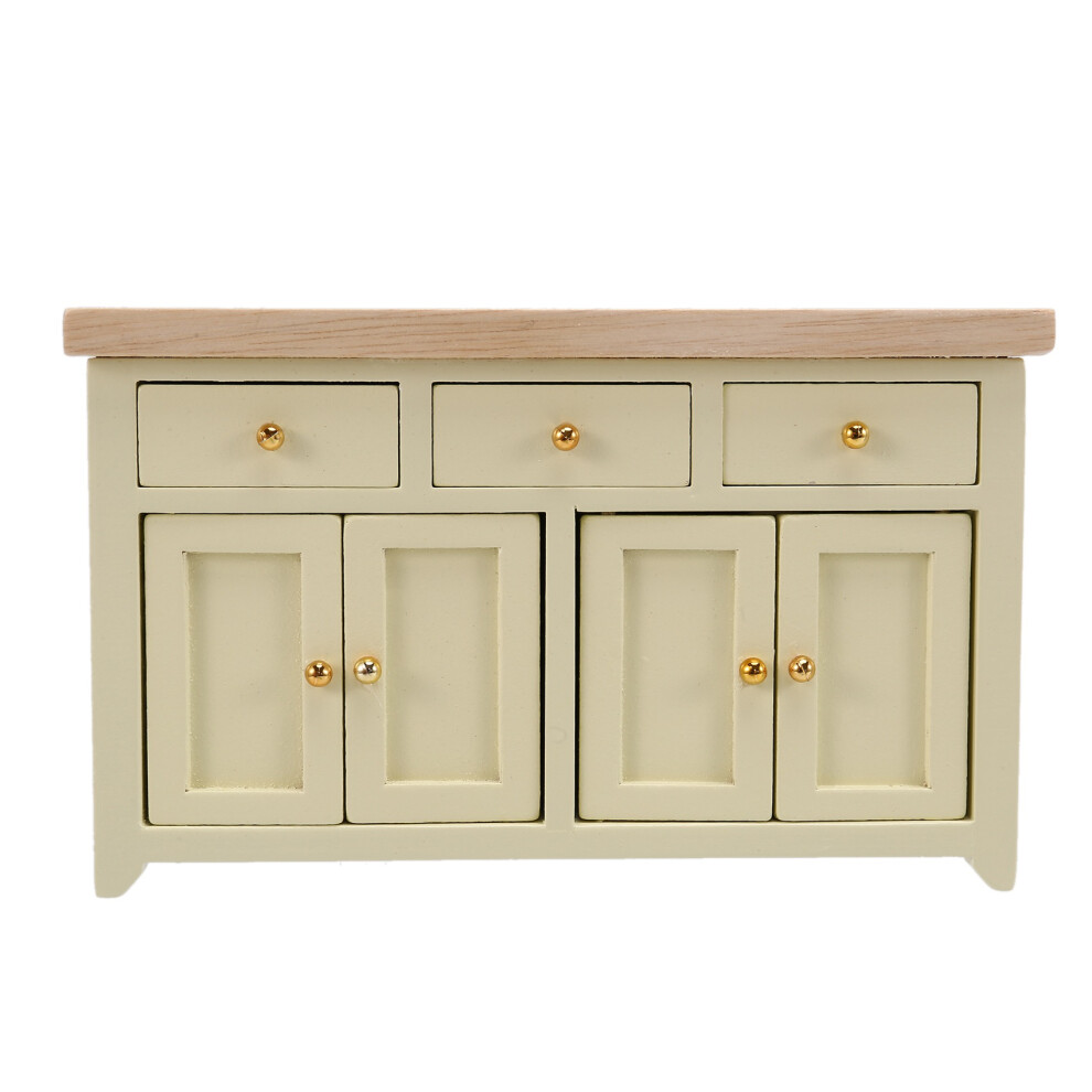 Tauoh 1:12 Dollhouse Furniture Miniature Kitchen Sideboard A