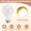 85-265V E27 PIR Motion Sensor Lamp 12W Bulb with Infrared Detector Security Light Warm 6