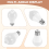 85-265V E27 PIR Motion Sensor Lamp 12W Bulb with Infrared Detector Security Light Warm 10