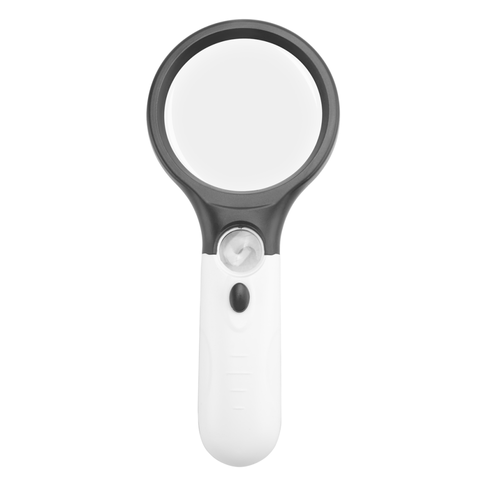 Tauoh 3 Led Light 45X Handheld Magnifier Reading Magnifying Glass Lens Jewelry Loupe