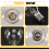 25Pcs G40 Replacement Light Bulbs for String Lights Warm White 8