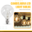 25Pcs G40 Replacement Light Bulbs for String Lights Warm White 5