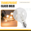 25Pcs G40 Replacement Light Bulbs for String Lights Warm White 9