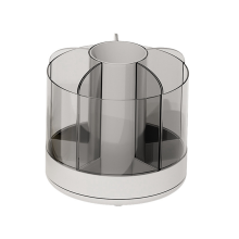 Stiftehalter Organizer für Schreibtisch Kosmetik Weiß