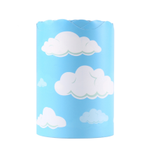 Borde festoneado para tablón de anuncios con nubes azules, pegatinas para decorar el aula, 10 m