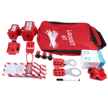 Kit di blocco e disattivazione, blocco dell'interruttore automatico a morsetto, lucchetti di sicurezza, etichetta, universale