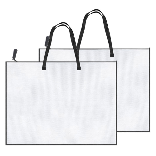 2 peças de estojo de arte de 19 x 25 polegadas, para arte, pôsteres, bolsa de armazenamento 2