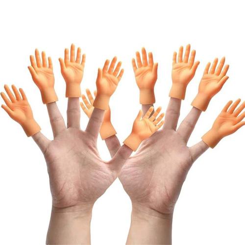 Winzige Hände Finger Mini Puppet Miniatur kleines Spielzeug 2