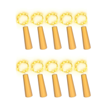 10PCS Wine Bottle Cork Lights 20 LED Fairy String