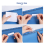 File Folder Tabs, 100 Sets Hanging Labels 2Inch Plastic Tabs and Inserts for Folders 10