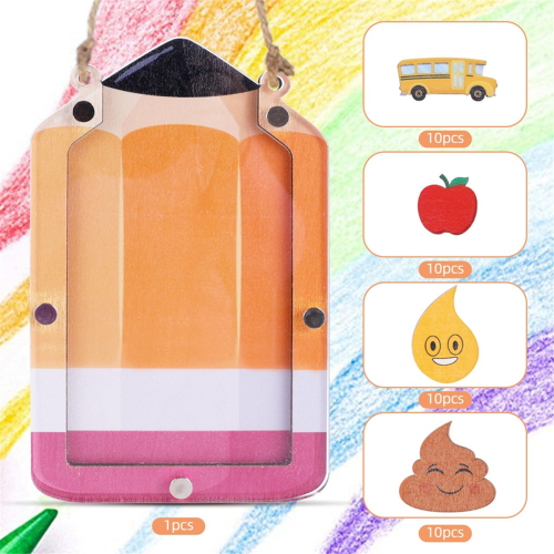 Pencil School Bus Themed Potty Training Rewards Behavior Chart B 2
