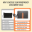 Fireproof Document Bag with Lock,13x9.2Inch Money 8