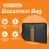 Fireproof Document Bag with Lock,13x9.2Inch Money 9