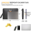Fireproof Document Bag with Lock,13x9.2Inch Money 4