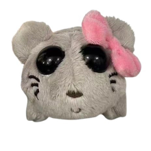 Peluche de hámster triste, lindos juguetes para niños y bebés. Regalos.