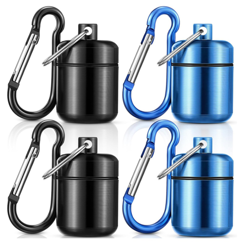 4-pack oordopjes draagtas sleutelhanger, sleutelhanger pillenhouder 1