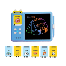 Tablet do pisania LCD do malowania dla dzieci, zabawka edukacyjna w kolorze niebieskim