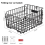 Bike Basket Front/Back, Folding with Detachable Lining Bag for Quick Release Design 5