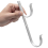 Pool Pole Hanger 4Pc Aluminium Holder Set, Hooks for Telescopic Poles 10