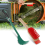Mower Deck Scraper with Ergonomic Long Handle, Lawn Cleaner Tool Stiff Bristle Brush, 7