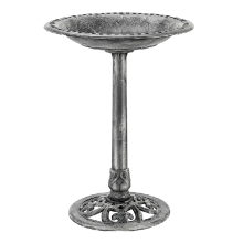 Alimentador de pássaros para banheiras de jardim, primavera e verão, ornamentos com chão C