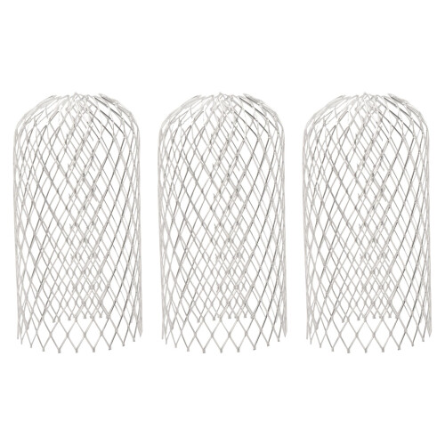 3Pcs Dachrinnenschutz Filter Anti-Blocking Blatt Drain Net Abdeckung 1