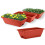 3 Pack 19.6 Inches Window Box Rectangular with Trays 10